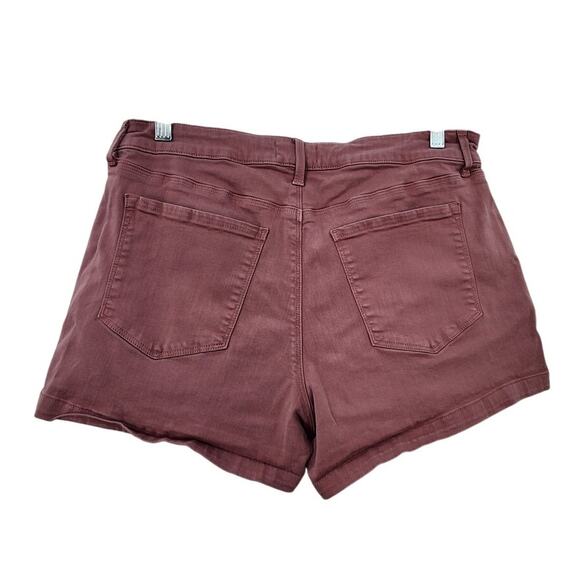 Pistola Hannah Cargo Zipper Detail‎ Mauve Shorts Size 31 - Picture 2 of 5